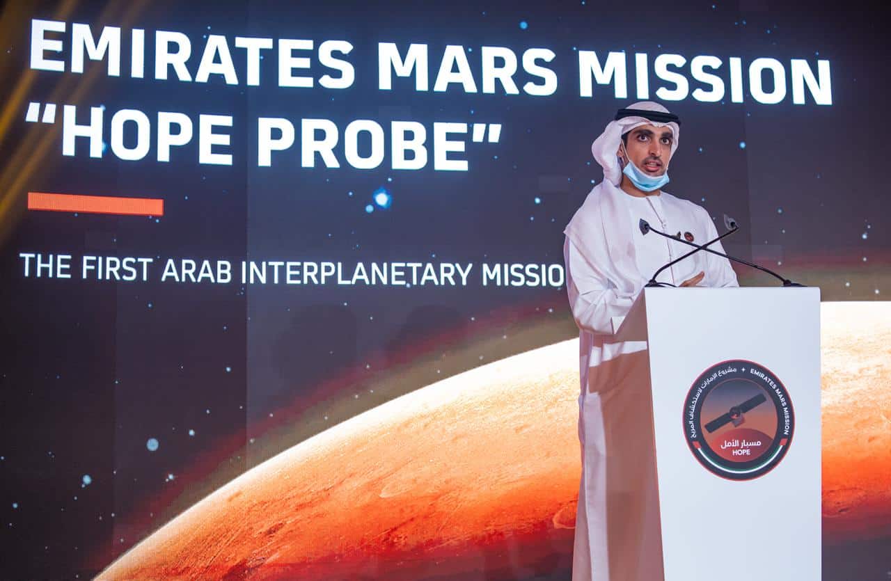 وكالة الإمارات للفضاء ومركز محمد بن راشد للفضاء يعلنان عن استقبال المحطة الأرضية لأول بث من مسبار الأمل
